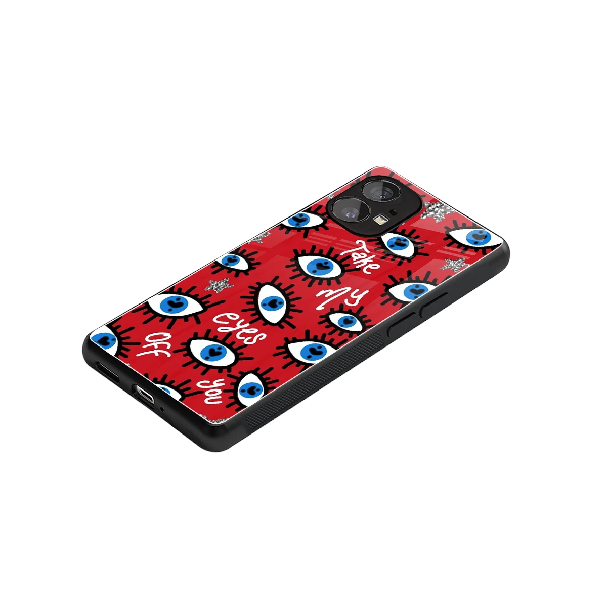 Eyes On You stylish phone case for nothing phone 1 | glossy glass and slim fit