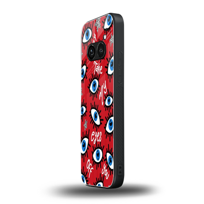 Eyes On You nothing phone 2a mobile cover | shockproof glass phone case