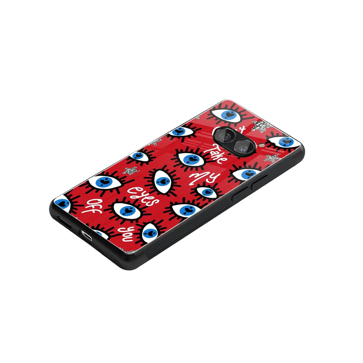 Eyes On You stylish phone case for nothing phone 2a plus | glossy glass and slim fit