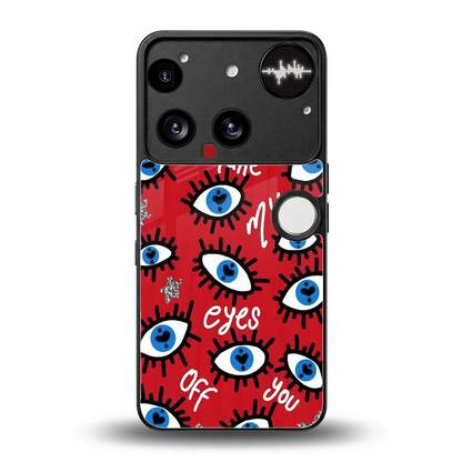 Eyes On You back phone cover | glass case for nothing phone 3