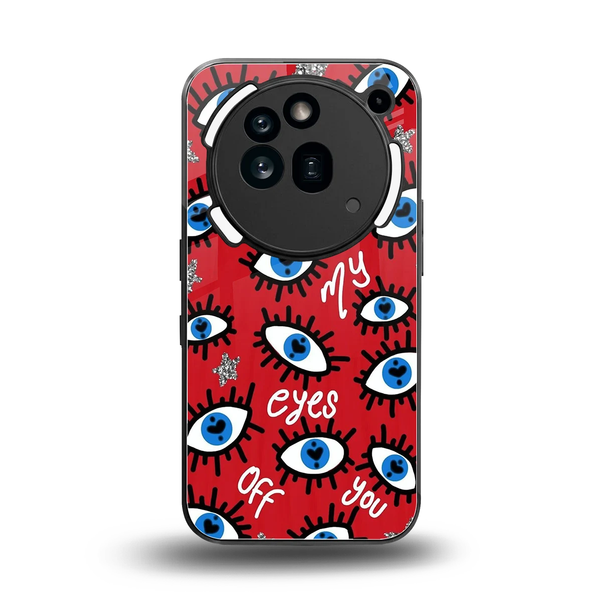 Eyes On You back phone cover | glass case for nothing phone 3a pro