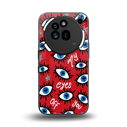 Eyes On You back phone cover | glass case for nothing phone 3a pro