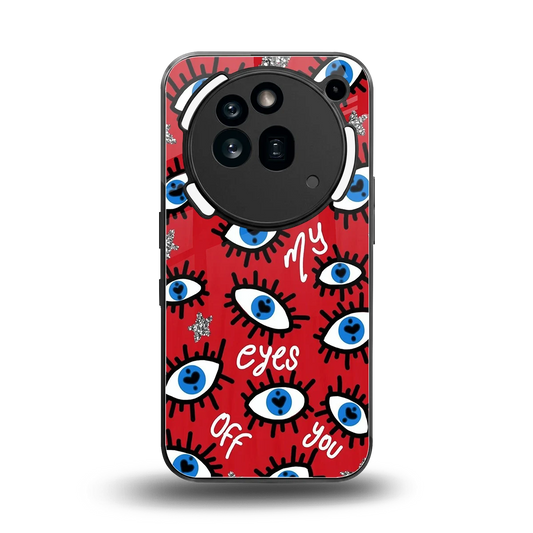 Eyes On You back phone cover | glass case for nothing phone 3a pro