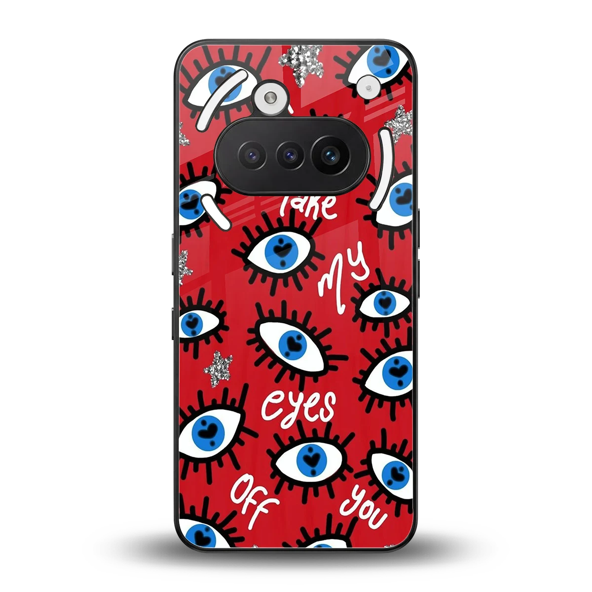 Eyes On You back phone cover | glass case for nothing phone 3a