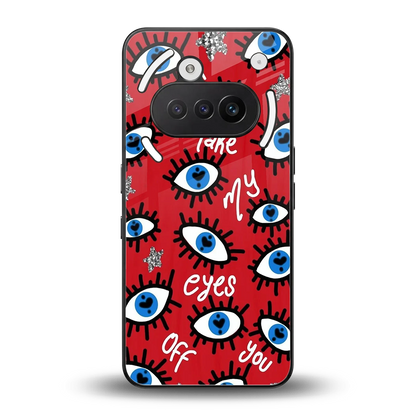 Eyes On You back phone cover | glass case for nothing phone 3a