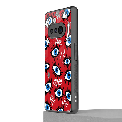 Eyes On You nothing phone 3a mobile cover | shockproof glass phone case