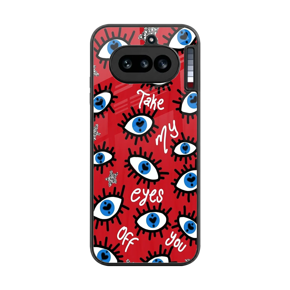 Eyes On You back phone cover | glass case for nothing phone 4a