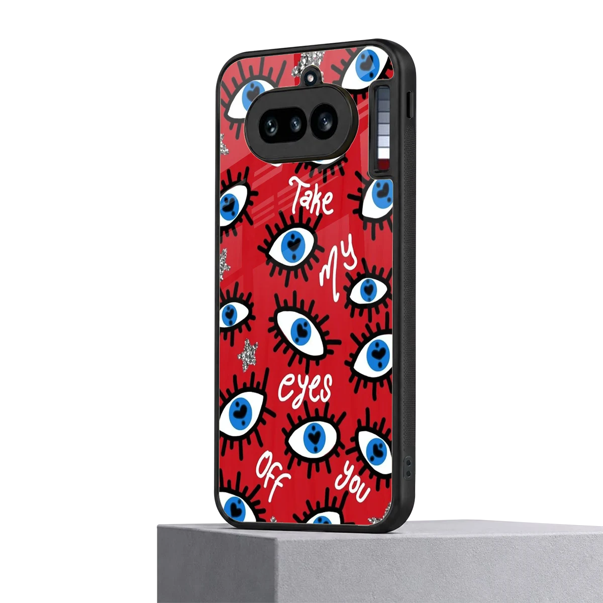 Eyes On You nothing phone 4a mobile cover | shockproof glass phone case