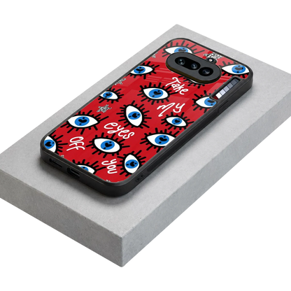Eyes On You stylish phone case for nothing phone 4a | glossy glass and slim fit