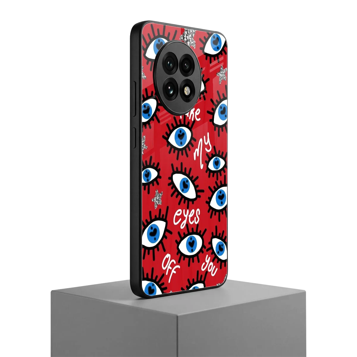Eyes On You oneplus 13r mobile cover | shockproof glass phone case