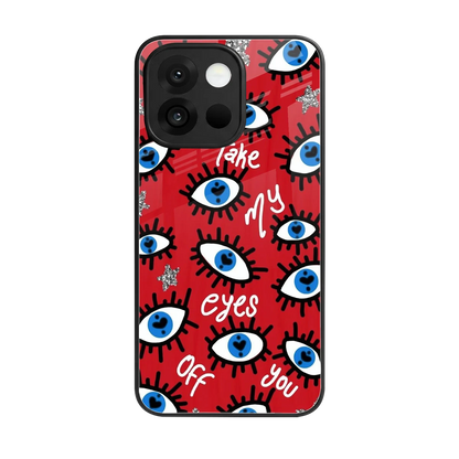 Eyes On You back phone cover | glass case for oneplus 13s