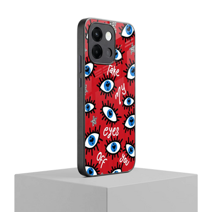 Eyes On You oneplus 13s mobile cover | shockproof glass phone case