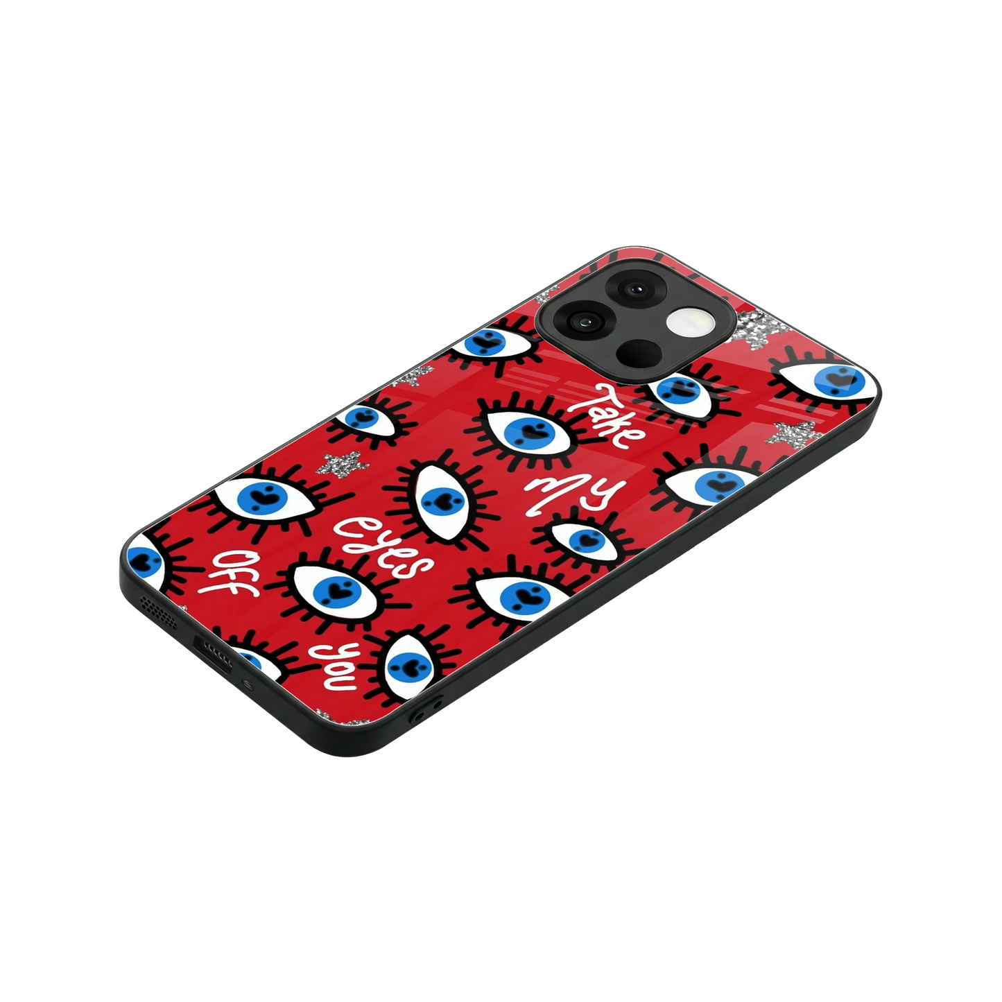 Eyes On You stylish phone case for oneplus 13s | glossy glass and slim fit