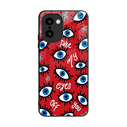 Eyes On You back phone cover | glass case for oneplus 15r