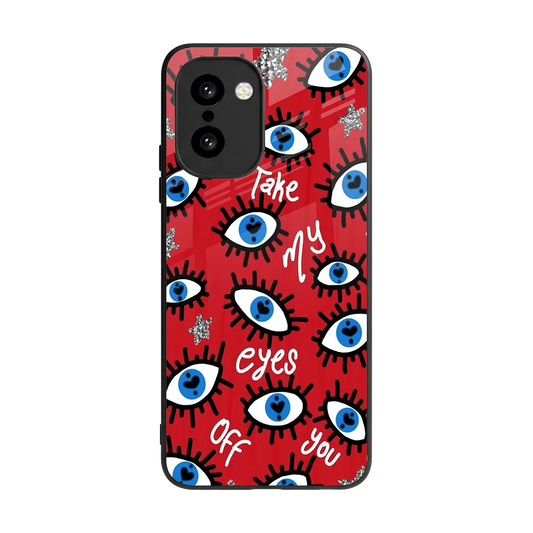 Eyes On You back phone cover | glass case for oneplus 15r