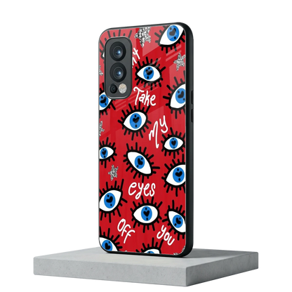 Eyes On You oneplus nord 2 mobile cover | shockproof glass phone case