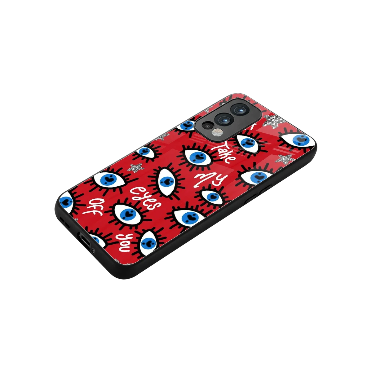 Eyes On You stylish phone case for oneplus nord 2 | glossy glass and slim fit