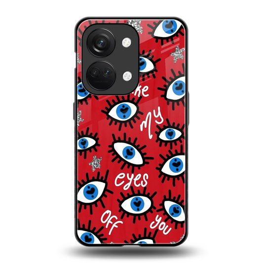 Eyes On You back phone cover | glass case for oneplus nord 3