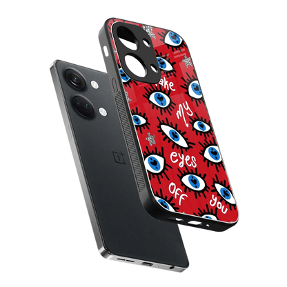 Eyes On You sleek oneplus nord 3 cover with tempered glass back and TPU edges