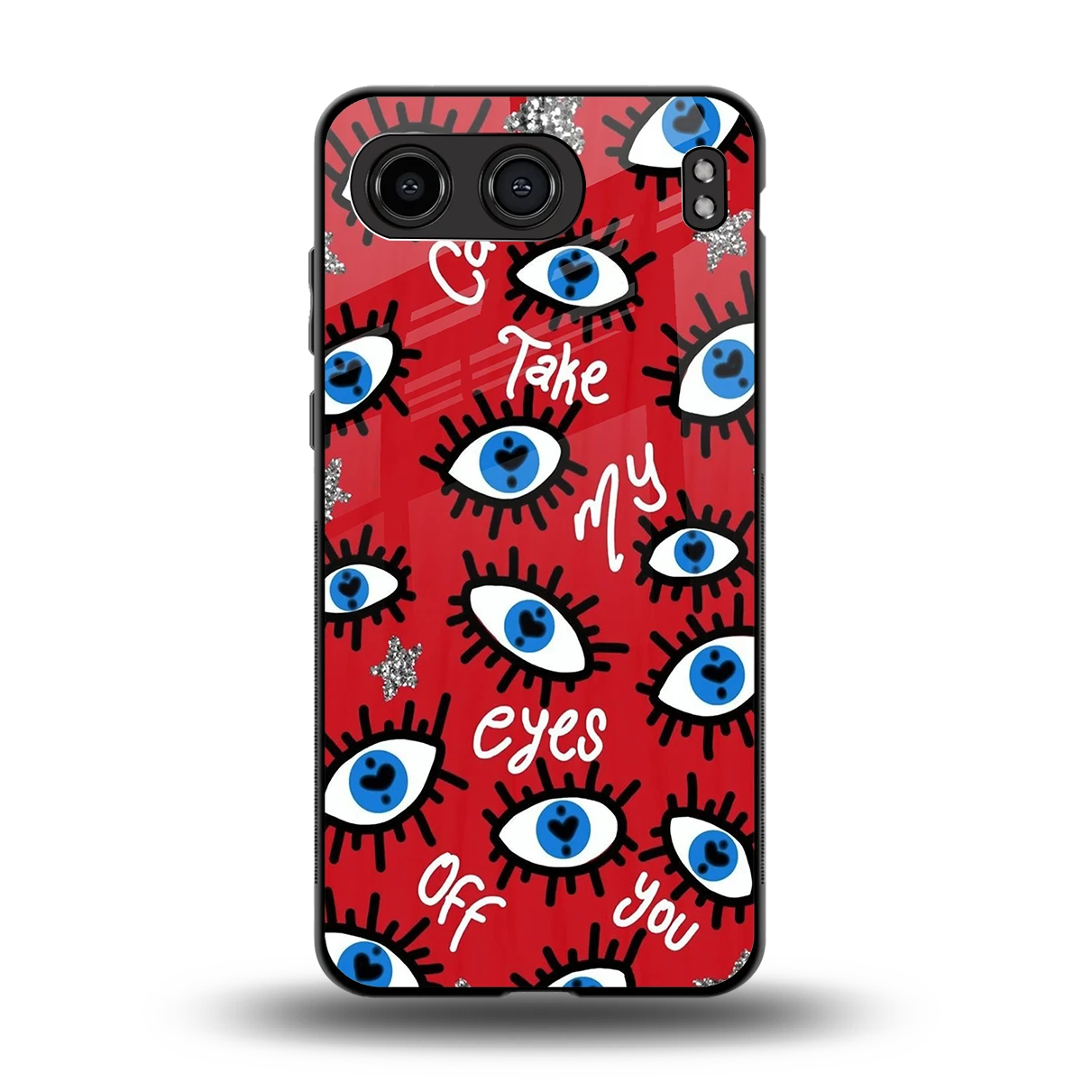 Eyes On You back phone cover | glass case for oneplus nord 4