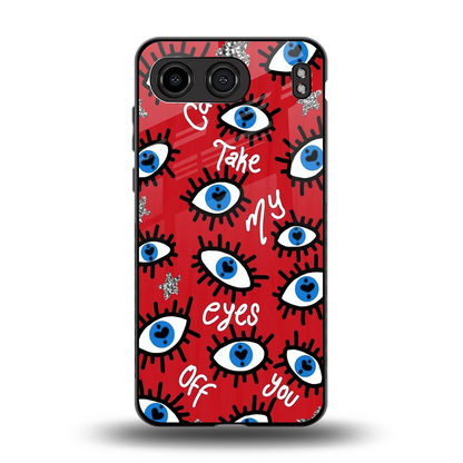 Eyes On You back phone cover | glass case for oneplus nord 4