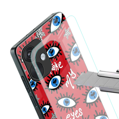 Eyes On You stylish phone case for oneplus nord ce 3 | glossy glass and slim fit