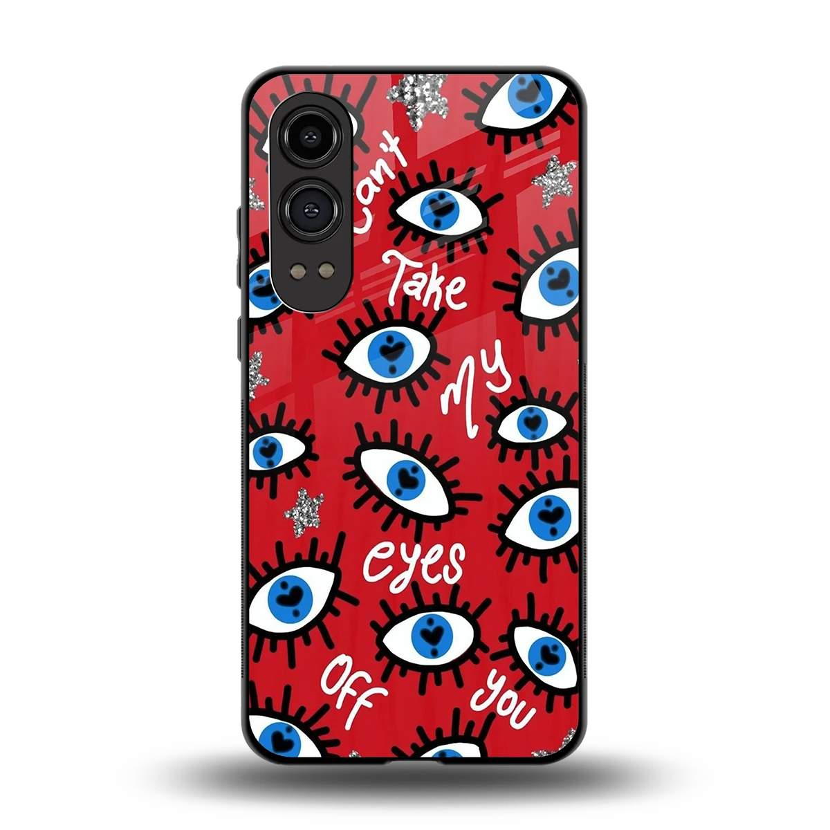 Eyes On You back phone cover | glass case for oneplus nord ce 4 lite