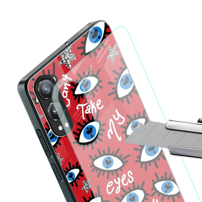 Eyes On You stylish phone case for oneplus nord ce 4 lite | glossy glass and slim fit