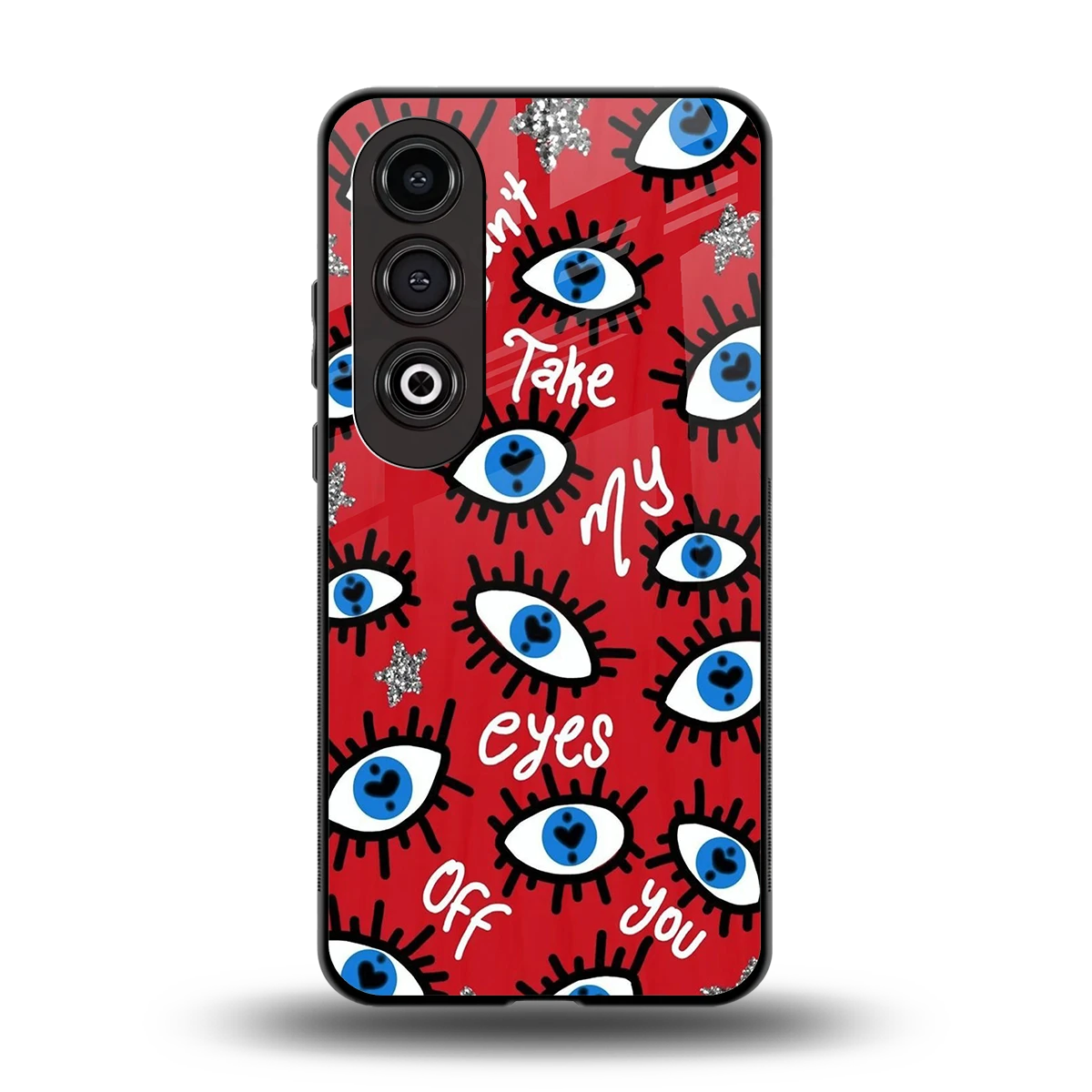 Eyes On You back phone cover | glass case for oneplus nord ce 4