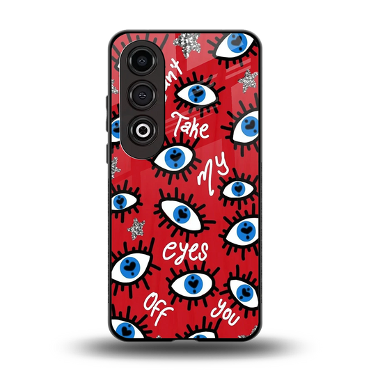 Eyes On You back phone cover | glass case for oneplus nord ce 4