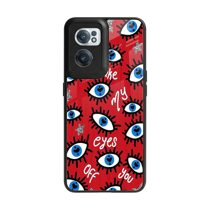 Eyes On You back phone cover | glass case for oneplus nord ce 2