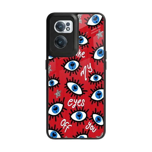 Eyes On You back phone cover | glass case for oneplus nord ce 2