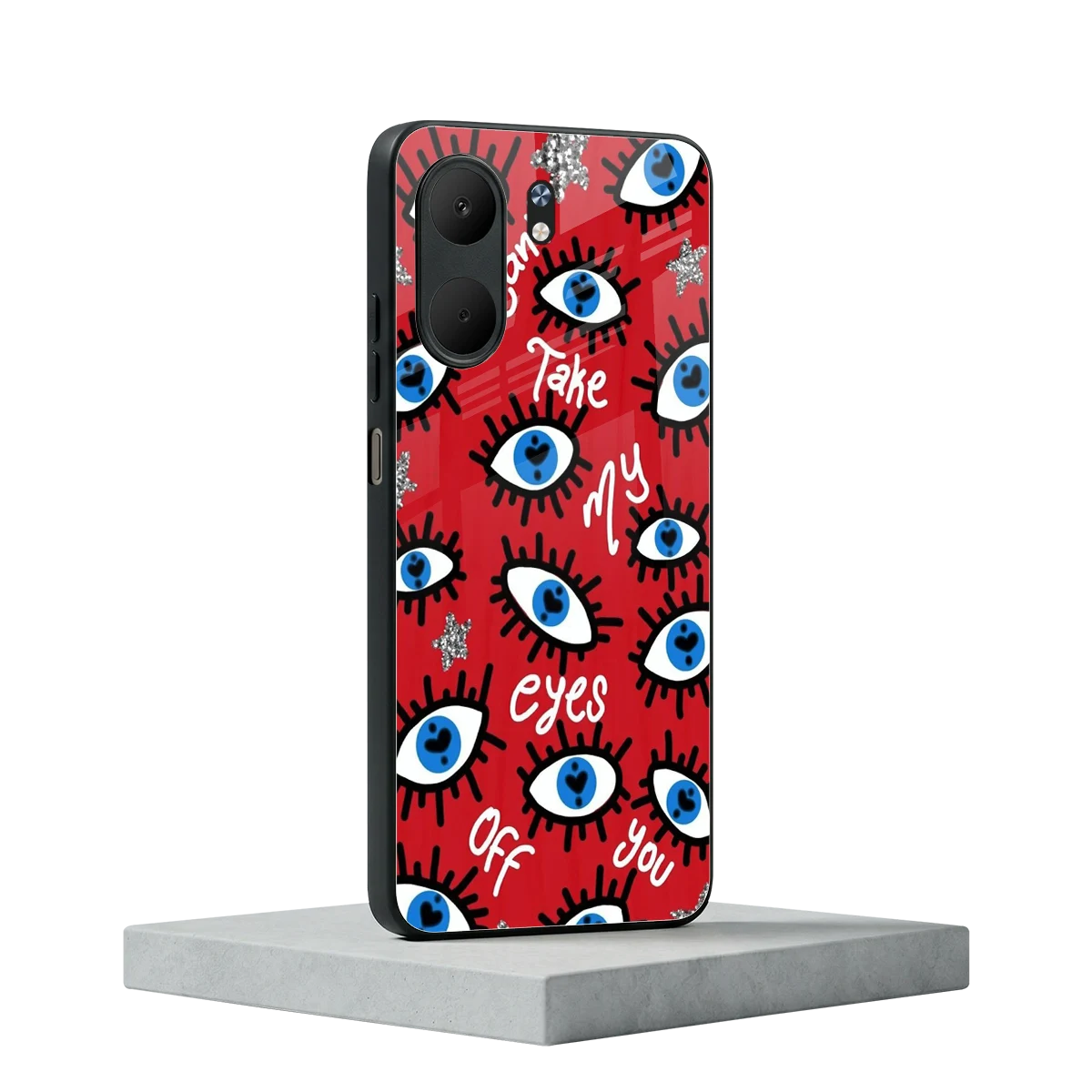 Eyes On You oppo a5x 5g mobile cover | shockproof glass phone case