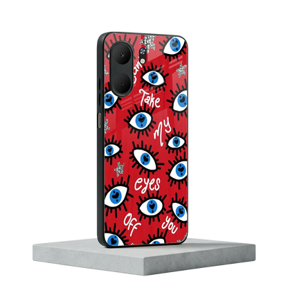 Eyes On You oppo a5x 5g mobile cover | shockproof glass phone case