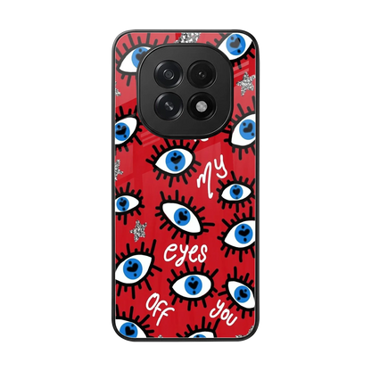 Eyes On You back phone cover | glass case for oppo f29 5g