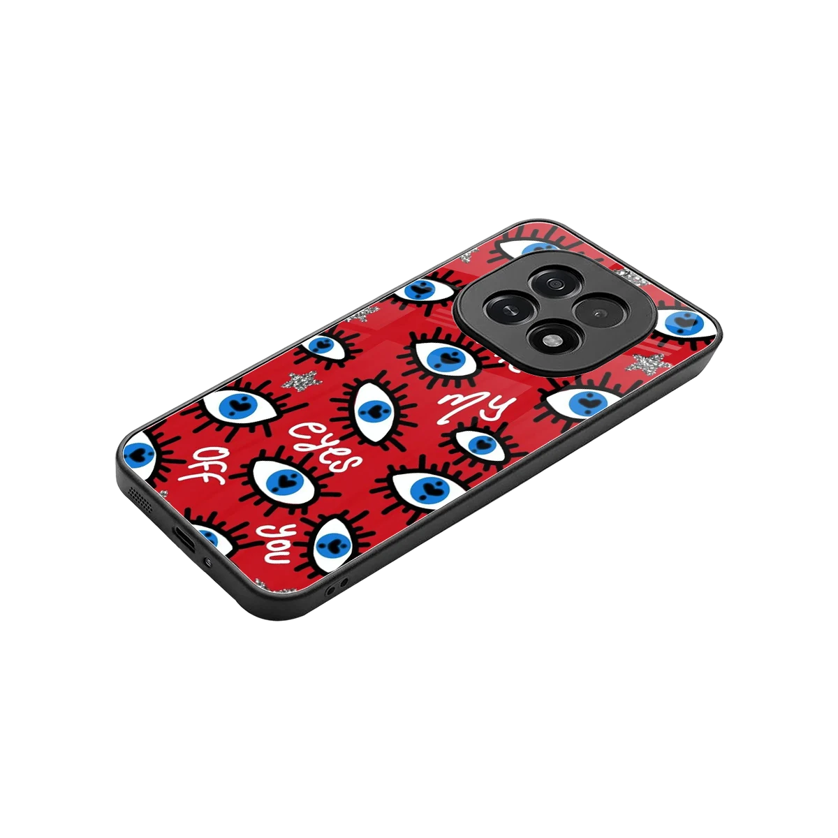 Eyes On You stylish phone case for oppo f29 5g | glossy glass and slim fit