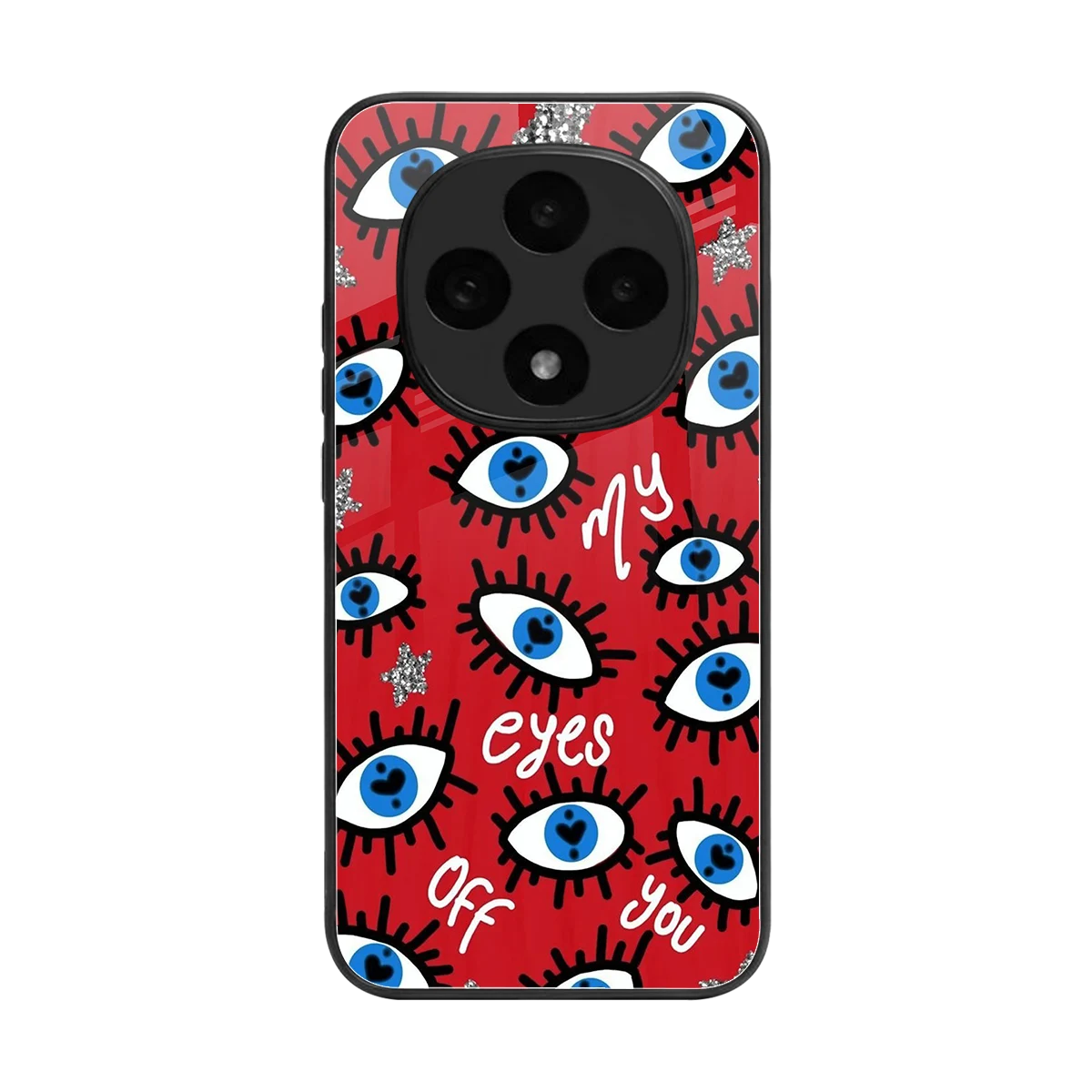 Eyes On You back phone cover | glass case for oppo f31 pro 5g