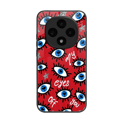 Eyes On You back phone cover | glass case for oppo f31 pro 5g