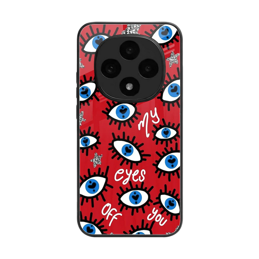 Eyes On You back phone cover | glass case for oppo f31 pro 5g