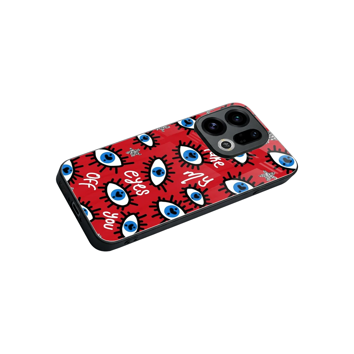 Eyes On You stylish phone case for oppo find x9 | glossy glass and slim fit
