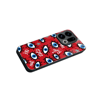 Eyes On You stylish phone case for oppo find x9 | glossy glass and slim fit