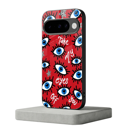 Eyes On You google pixel 10 mobile cover | shockproof glass phone case