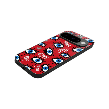 Eyes On You stylish phone case for google pixel 10 | glossy glass and slim fit