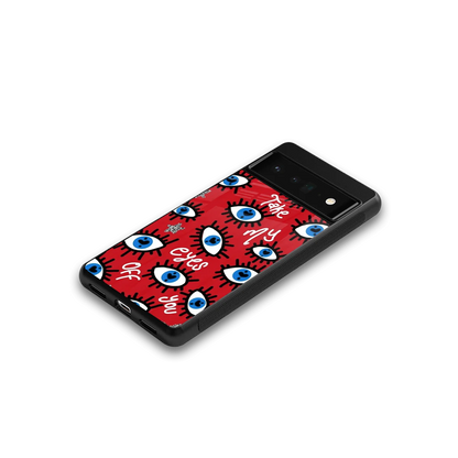 Eyes On You google pixel 6 pro mobile cover | shockproof glass phone case