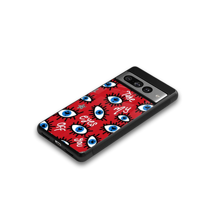 Eyes On You google pixel 7 pro mobile cover | shockproof glass phone case