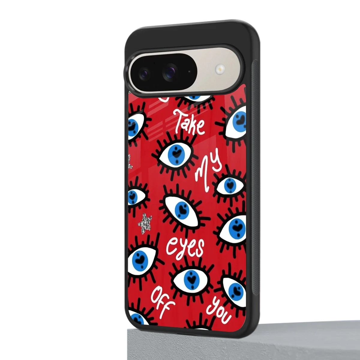 Eyes On You google pixel 9 mobile cover | shockproof glass phone case