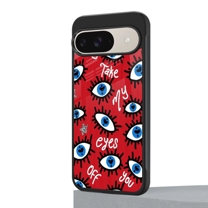 Eyes On You google pixel 9 mobile cover | shockproof glass phone case
