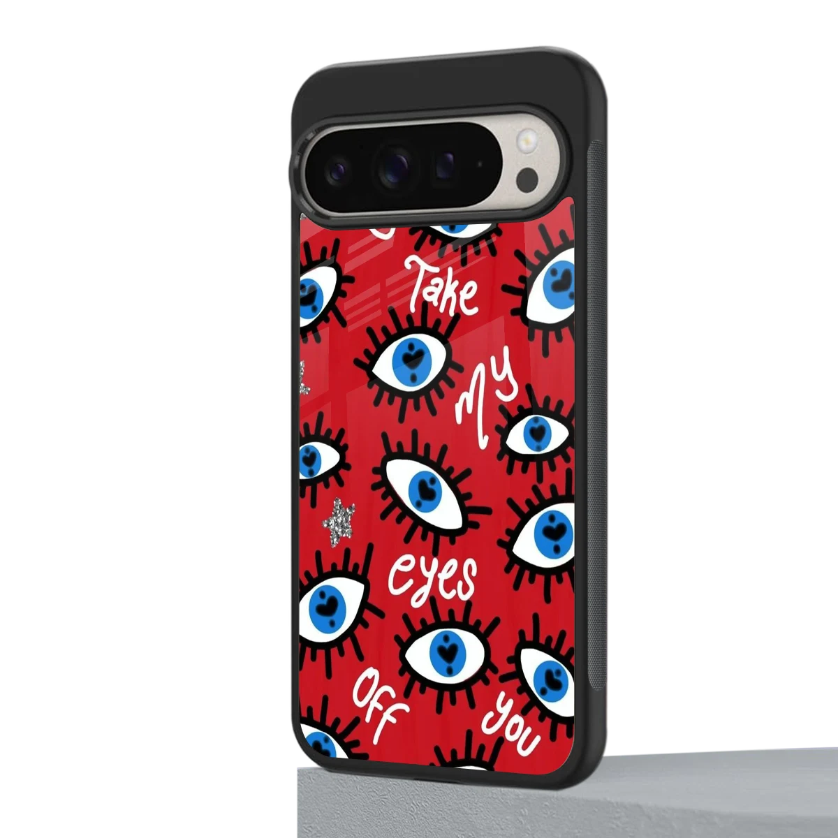 Eyes On You google pixel 9 pro mobile cover | shockproof glass phone case