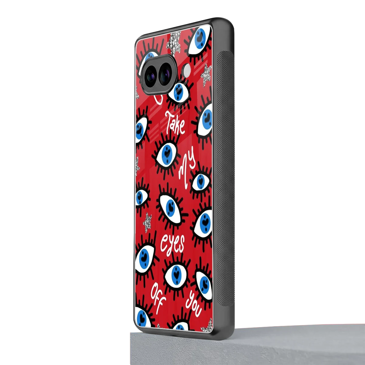 Eyes On You google pixel 9a mobile cover | shockproof glass phone case