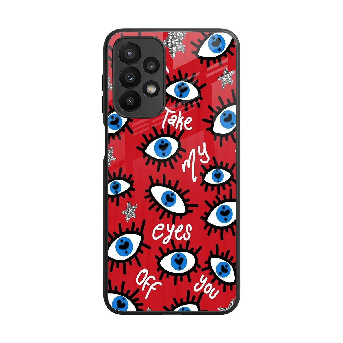 Eyes On You back phone cover | glass case for samsung galaxy a23